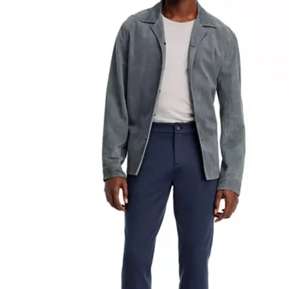 PAIGE’s Stafford Blue (Deep Anchor) Pants with Tailored Stretchy Fit - Picture 4 of 4